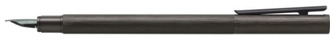 Stylo plume Faber-Castell Design, série NEO Slim Gun métal BKT