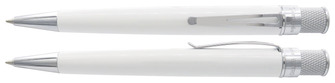 Stylo bille roulante rétractable Retro 51, série Tornado Classic Lacquers Blanc CT*