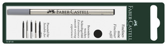 Recharge feutre Faber-Castell, série  Recharge & encre Encre noir
