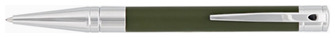 Stylo bille Dupont, S.T., série D-Initial Vert kaki CT