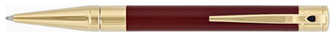 Stylo bille Dupont, S.T., série D-Initial Bordeaux GT