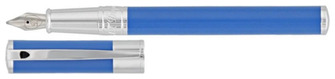 Stylo plume Dupont, S.T., série D-Initial Bleu pâle CT