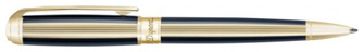 Stylo bille Dupont, S.T., série Line D (Medium) Bleu & Or - Windsor
