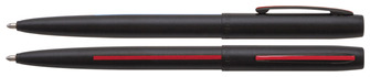 Stylo bille Fisher Spacepen, série Economy Noir/Rouge (First responders)