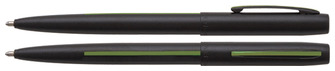 Stylo bille Fisher Spacepen, série Economy Noir/Vert (First responders)