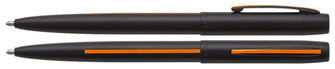 Stylo bille Fisher Spacepen, série Economy Noir/Orange (First responders)