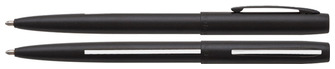 Stylo bille Fisher Spacepen, série Economy Noir/Blanc (First responders)