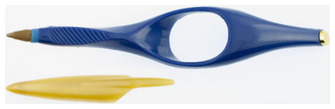 Stylo bille bleu Grandee Corp, série Ring-Pen Encre bleue (Petit format) 