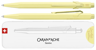 Stylo bille Caran d'Ache, série 849 Claim Your Style Ltd Edt IV Citron Givré