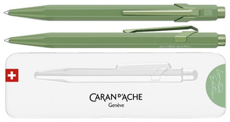 Stylo bille Caran d'Ache, série 849 Claim Your Style Ltd Edt IV Vert Argile