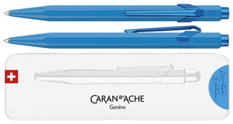 Stylo bille Caran d'Ache, série 849 Claim Your Style Ltd Edt IV Bleu Azur