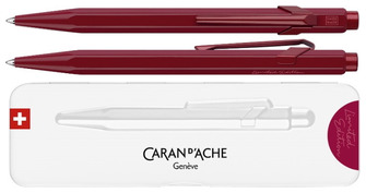 Stylo bille Caran d'Ache, série 849 Claim Your Style Ltd Edt IV Rouge Grenat 