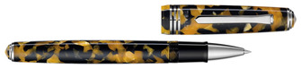 Stylo bille roulante Tibaldi, série N°60 Ambre CT (Amber yellow)