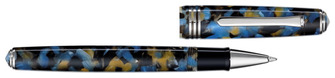 Stylo bille roulante Tibaldi, série N°60 Bleu CT (Samarkand blue)