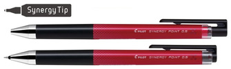 Stylo encre gel Pilot, série Synergy Point Encre rouge 