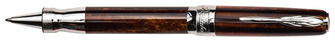 Stylo bille roulante Pineider, série Arco Oak Brun