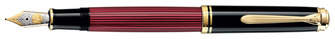 Stylo plume Pelikan, série Souveran 800 Noir-Rouge Gt