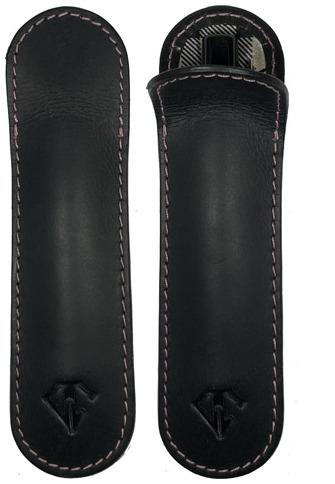 Étui Dee Charles, série Single Pen Case Noir (Midnight Pink)