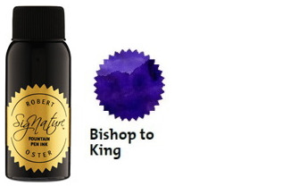 Bouteille d'encre Robert Oster, série Purples (Bishop to King) 50ml