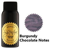 Bouteille d'encre Robert Oster, série Purples (Burgundy Chocolate Notes) 50ml