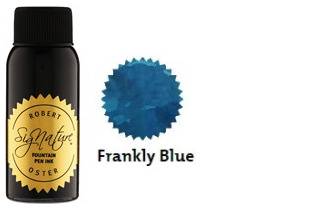 Bouteille d'encre Robert Oster, série Blues & Teals (Frankly Blue) 50ml