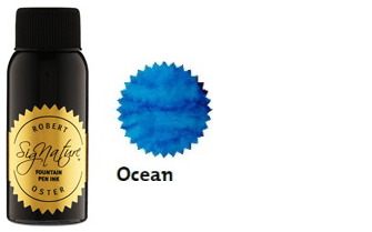 Bouteille d'encre Robert Oster, série Blues & Teals (Ocean) 50ml