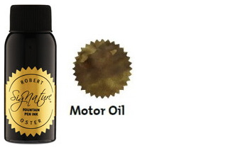 Bouteille d'encre Robert Oster, série Coffees & Browns (Motor Oil) 50ml