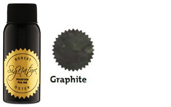 Bouteille d'encre Robert Oster, série Blacks & Darks (Graphite) 50ml
