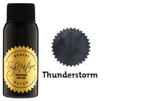 Bouteille d'encre Robert Oster, série Blacks & Darks (Thunderstorm) 50ml