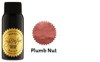 Bouteille d'encre Robert Oster, série Pinks (Plumb Nut) 50ml