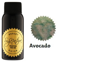 Bouteille d'encre Robert Oster, série Greens (Avocado) 50ml