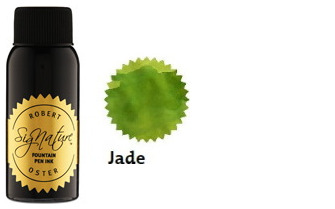 Bouteille d'encre Robert Oster, série Greens (Jade) 50ml