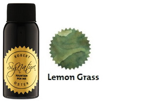 Bouteille d'encre Robert Oster, série Greens (Lemon Grass) 50ml