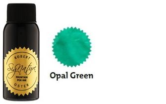 Bouteille d'encre Robert Oster, série Greens (Opal Green) 50ml