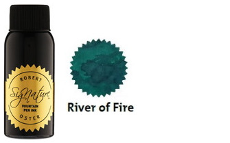 Bouteille d'encre Robert Oster, série Greens (River of Fire) 50ml