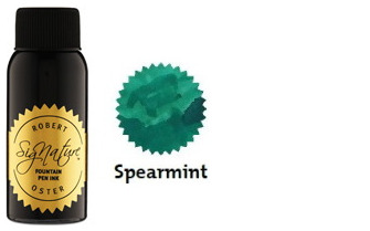 Bouteille d'encre Robert Oster, série Greens (Spearmint) 50ml