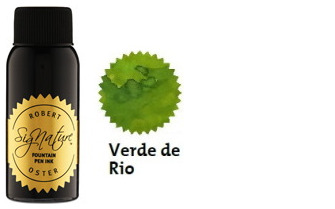 Bouteille d'encre Robert Oster, série Greens (Verde de Rio) 50ml