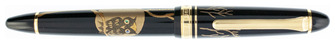 Stylo plume Sailor pen, série 1911 Maki-e Mimizuku Noir Gt
