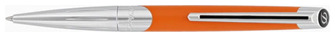 Stylo bille Dupont, S.T., série Défi Millennium Orange mat CT