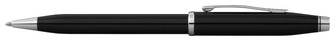 Stylo bille Cross, série Century II Noir laqué Ct