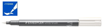 Marqueur Staedtler, série Brush Encre blanche
