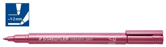Marqueur Staedtler, série Metallic Pen Encre rouge