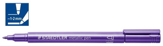 Marqueur Staedtler, série Metallic Pen Encre violette