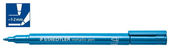 Marqueur Staedtler, série Metallic Pen Encre bleue