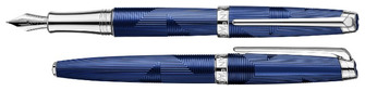 Stylo plume Caran d'Ache, série Léman Bleu Marin
