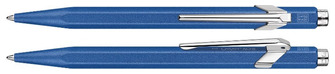 Stylo bille Caran d'Ache, série 849 Colormat-X Bleu   