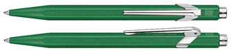 Stylo bille Caran d'Ache, série 849 Colormat-X Vert 