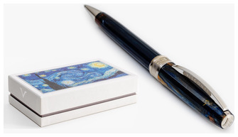 Stylo bille Visconti, série Van Gogh Bleu (Starry Night)