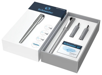 Ensemble stylo plume Schneider, série Callissima Anthracite (1.1 mm, 1.5 mm & 1.8 mm)