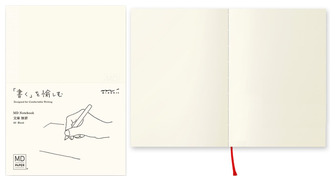 Carnet de notes (A6) Midori, série MD Paper Crème (Uni, 105mm x 148mm)